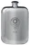 Gear Family Crest Design Pocket Hip Flask 6oz Rounded Polished Pewter