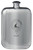 Glen Family Crest Design Pocket Hip Flask 6oz Rounded Polished Pewter