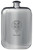 Kinnear Family Crest Design Pocket Hip Flask 6oz Rounded Polished Pewter
