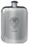 Inches Family Crest Design Pocket Hip Flask 6oz Rounded Polished Pewter