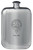 Goudie Family Crest Design Pocket Hip Flask 6oz Rounded Polished Pewter