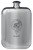 Hawes Family Crest Design Pocket Hip Flask 6oz Rounded Polished Pewter