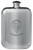 MacKerracher Family Crest Design Pocket Hip Flask 6oz Rounded