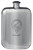 Gaunson Family Crest Design Pocket Hip Flask 6oz Rounded Polished Pewter