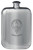 Meikleham Family Crest Design Pocket Hip Flask 6oz Rounded Polished Pewter