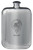 MacUre Family Crest Design Pocket Hip Flask 6oz Rounded Polished Pewter