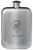 MacTavish Family Crest Design Pocket Hip Flask 6oz Rounded Polished Pewter