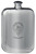 Sanderson Family Crest Design Pocket Hip Flask 6oz Rounded Polished Pewter