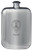 Porter Family Crest Design Pocket Hip Flask 6oz Rounded Polished Pewter