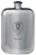 MacMinn Family Crest Design Pocket Hip Flask 6oz Rounded Polished Pewter