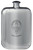 MacLamond Family Crest Design Pocket Hip Flask 6oz Rounded Polished Pewter