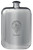 MacSwan Family Crest Design Pocket Hip Flask 6oz Rounded Polished Pewter