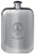 Malcolmson Family Crest Design Pocket Hip Flask 6oz Rounded Polished Pewter