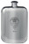 Roy Family Crest Design Pocket Hip Flask 6oz Rounded Polished Pewter