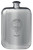 Troup Family Crest Design Pocket Hip Flask 6oz Rounded Polished Pewter