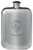Scrymgeour Family Crest Design Pocket Hip Flask 6oz Rounded Polished Pewter