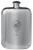 Ure Family Crest Design Pocket Hip Flask 6oz Rounded Polished Pewter