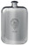 Wilkie Family Crest Design Pocket Hip Flask 6oz Rounded Polished Pewter