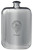 OShaig Family Crest Design Pocket Hip Flask 6oz Rounded Polished Pewter