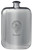 MacSween Family Crest Design Pocket Hip Flask 6oz Rounded Polished Pewter