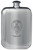 Stirling Family Crest Design Pocket Hip Flask 6oz Rounded Polished Pewter