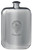 MacKinnell Family Crest Design Pocket Hip Flask 6oz Rounded Polished Pewter