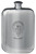 MacLardy Family Crest Design Pocket Hip Flask 6oz Rounded Polished Pewter