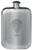 Sime Family Crest Design Pocket Hip Flask 6oz Rounded Polished Pewter