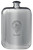 MacSwen Family Crest Design Pocket Hip Flask 6oz Rounded Polished Pewter