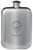 MacPhedron Family Crest Design Pocket Hip Flask 6oz Rounded Polished Pewter