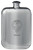 Mowat Family Crest Design Pocket Hip Flask 6oz Rounded Polished Pewter