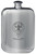 Maitland Family Crest Design Pocket Hip Flask 6oz Rounded Polished Pewter