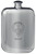Moffat Family Crest Design Pocket Hip Flask 6oz Rounded Polished Pewter