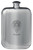 Murchie Family Crest Design Pocket Hip Flask 6oz Rounded Polished Pewter