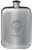 Turnbull Family Crest Design Pocket Hip Flask 6oz Rounded Polished Pewter
