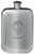 Paterson Family Crest Design Pocket Hip Flask 6oz Rounded Polished Pewter