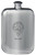 MacLise Family Crest Design Pocket Hip Flask 6oz Rounded Polished Pewter