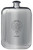 More Family Crest Design Pocket Hip Flask 6oz Rounded Polished Pewter