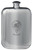 MacTause Family Crest Design Pocket Hip Flask 6oz Rounded Polished Pewter