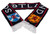 Scarf with Scotland Saltire and Lion Rampant Shield Design Navy