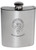 Hutcheonson Family Crest 6oz Polished Pewter Kidney Flask