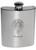 MacAslan Family Crest 6oz Polished Pewter Kidney Flask MacAslan Family Crest 6oz Polished Pewter Kidney Flask