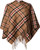Ladies Mini Lambswool Cape in Thomson Camel Tartan