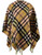 Lambswool Mini Cape In Sherwood Thomson Tartan Design 120cm Wide