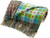 Lambswool Blanket In Mocha Multi Spot Check Design 145cm Wide