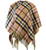Lambswool Double Faced Mini Cape In Sherwood Gold Tartan Design 114cm Wide