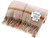 Lambswool Blanket In Pastel Beige Windowpane Design 145cm Wide