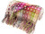Lambswool Blanket In Pastel Beige Multi Spot Design 145cm Wide