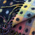 Lambswool Blanket In Denim Multi Spot Design 145cm Wide