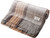 100% Lambswool Throw Blanket Wool Rug in Mackellar Natural Tartan Design Travel Blanket Outdoor Blanket Throw 156 cm Wide